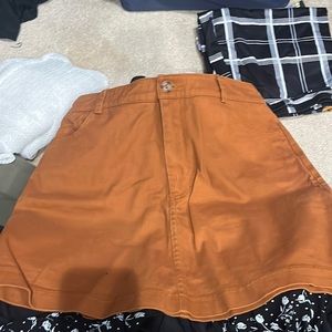 rust orange skirt in size s!
